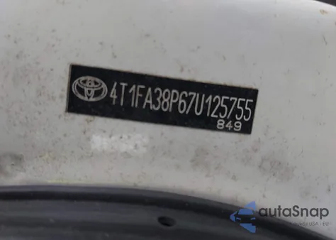 2007 Toyota Camry Solara Sle из США, поврежденный, VIN 4T1FA38P67U125755